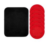 Bowling Ball Sanding Pads - Soft Microfiber 12.5cm | 7 Reusable Bowling Sanding Pads For Balls | Mouse Sander Paids For Smooth Finishing, Polishing, AndMaintenance At Home