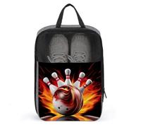 Bowling Ball Shoe Bag Shoe Bags for Travel Waterproof Shoe Bag Shoes Storage Organizer with Zipper & Handle Sneaker Bag Shoe Pouch Golf Shoe Bag Soccer Cleat Bag, style, One Size, Shoe Bags for Travel