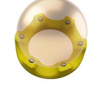 Bowling Ball Spinner - 5.71 Inches 360 Degree Rotating Stand | PP Steel Holder Tool - Non Slip Design With 3cm Compact Build Smooth Multi Angle Grip Ideal For Cleaning Polishing And Ball Maintenance