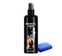Bowling Ball Spray Kit - 100ml Cleaner with Towel Care Set, Professional Training Practice Oil Stains Scuff Belt Mark Removal Solution | Bowling Center Equipment, Pba Tour Style Maintenance, Youth