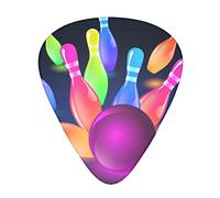 Bowling Balls Unique Guitar Picks With Clear Prints And Multiple Thicknesses