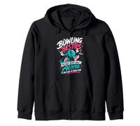 Bowling Besties Because Going Crazy Alone Is Not as Fun Zip Hoodie