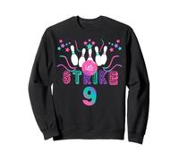 Bowling Birthday Shirt 7th 8th Hobby Themed Outfit Sweatshirt