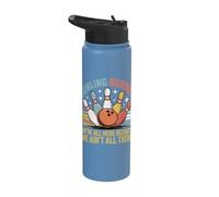 Bowling Buddies We're All Here Because We Ain't All There Stainless Steel Insulated Water Bottle