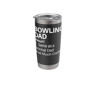 Bowling Dad Noun Same as a Normal Dad Just Much Cooler Stainless Steel Insulated Tumbler