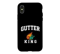 Bowling Gutter King Funny Bowler Humor Case for iPhone X/XS