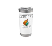 Bowling Gutter King Funny Bowler Humor Stainless Steel Insulated Tumbler