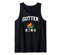 Bowling Gutter King Funny Bowler Humor Tank Top