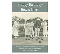 Bowling Happy Birthday Card