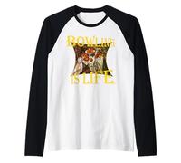 Bowling is Life All Else is Fluff Raglan Baseball Tee