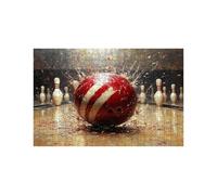 Bowling Jigsaw Puzzles for Adults 2000, Wooden 2000 Piece Jigsaw Puzzles for Adults Sports, Educational Puzzle for The Whole Family Together, Puzzle for Wall Art Home Decor 40x28 Inches LZPT-04554