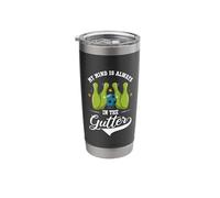 Bowling My Mind is Always in The Gutter Bowler Bowl Stainless Steel Insulated Tumbler
