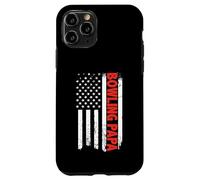 Bowling Papa Sports Dad American Flag Case for iPhone 11 Pro