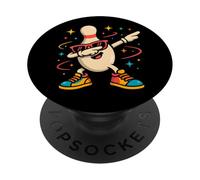 Bowling Pin Dabbing Sunglasses Bowler Player Men Kids Boys PopSockets Adhesive PopGrip