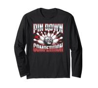 Bowling Pin Down The Competition Bowler Long Sleeve T-Shirt