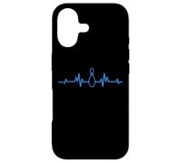 Bowling Pin ECG Heartbeat Pulse Line Bowler Player Funny Fun Case for iPhone 17