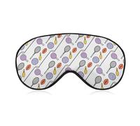 Bowling Pin Ping Pong Unisex Light-Blocking Eye Mask Sleep Mask Suitable for Naps at Home, in The Office, and on Airplanes, Style-43-4