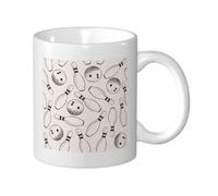 Bowling Pins And Balls, Ceramic Cup Ceramics Mug Tea Cup Coffee Mugs 330 ml