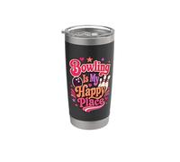 Bowling Place Happy Retro Groovy Stainless Steel Insulated Tumbler