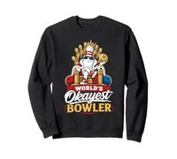 Bowling Player Shirt World's Okayest Bowler Bowling Sweatshirt