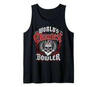 Bowling Player Shirt World's Okayest Bowler Bowling Tank Top