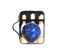 Bowling Print Bible Cover Case/Book Cover, Bible Case for Women Girls,with Handle Fits for Standard Size Bible