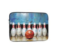 bowling Print Laptop Sleeve 12 inch, Ultra-Thin Computer Bag Notebook Computer Tablet Laptop Bag for Office Daily Commute