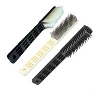 Bowling Shoe Cleaning Brush Set, 3-Piece Stainless Steel Wire Brushes for Removing Debris and Sand, Compact Polishing Tools with Ergonomic Handles for Bowlers