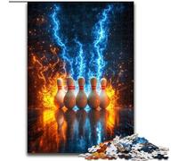 Bowling Sport Jigsaw Puzzles for Teenagers 1000 Piece, Fun Games Wall Decoration Unique Birthday And Xmas Gifts (50x75cm)