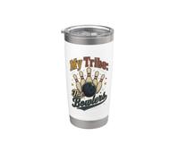 Bowling Team My Tribe The Bowlers Stainless Steel Insulated Tumbler