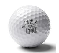 Bowling This Is How I Roll Golf Balls for Men Golfers Distance Straighter Shots Funny Ball