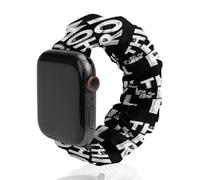 Bowling This Is How I Roll Universal Scrunchie Watch Band Compatible with IWatch Series 11 10 9 8 7 Strap