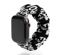 Bowling This Is How I Roll Universal Scrunchie Watch Band Compatible with IWatch Series 11 10 9 8 7 Strap