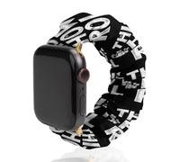 Bowling This Is How I Roll Universal Scrunchie Watch Band Compatible with IWatch Series 11 10 9 8 7 Strap