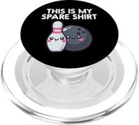 Bowling This My Spare Shirt Cute Bowler Sport Kids Women Men PopSockets PopGrip for MagSafe