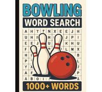 Bowling Word Search: 8.5" x 11" Activity Book | 80 Bowling-Themed Word Searches | 1000+ Lane & Player Terms for Adults, Kids and Seniors