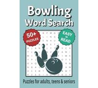 Bowling Word Search Puzzle Book: Search with Easy to Read Print about Bowling and more | 6x9 inches, 110 pages | 50+ Puzzles ... Gifts for Vacations, Holidays & Free Times