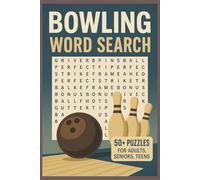BOWLING Word Search Puzzle Book: Word Searches with Easy to Read Print about Bowling, Pins, Strikes and More | 6x9 inches, 110 pages | 50+ Puzzles … Gifts for Vacations, Holidays and Leisure times