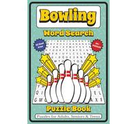Bowling Word Search Puzzle Book: Word Searches with Easy to Read Print about Bowling, Strikes, Fun, and More | 6x9 inches, 110 pages | 50+ Puzzles … Gift for Vacations, Holidays, and Free Times