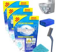 Bowlrefresher Foaming Toilet Cleaner, Bowl Refresh, Splash Foam Toilet Cleaner, Self Activating Miracle Powder, Refresh Bowl Toilet Cleaner, Deep Cleaning (3pcs)