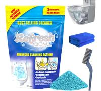 Bowlrefresher Foaming Toilet Cleaner, Bowl Refresh, Splash Foam Toilet Cleaner, Self Activating Miracle Powder, Refresh Bowl Toilet Cleaner, Deep Cleaning (1pcs)