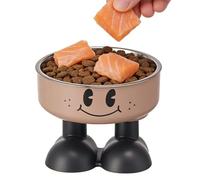 Bowls Elevated - Dog Elevated Pet Dish Holder, Non Spill Stainless Steel Feeding Bowl, Ergonomic Eating, Healthy Feeding Solution For Household Dogs Cats Puppies Kittens | For Comfort Hydrati