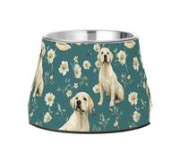 Bowls for Pets with Stand Stainless Steel Pets Feeding Bowl for Dogs Cats Rabbits Birds Whisker Relief Beauty Labrador Retriever Dogs