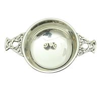 Bowls & Jack Enamel Pewter Quaich Bowl Scottish Quaich 40