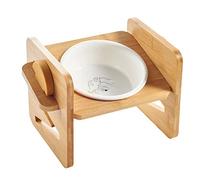 Bowls, Soup Bowls， Ceramic BowlSoup Bowl,Rice Bowl,reakfast Bowl,Elevated Dog Cat Bowls,Puppy And Cats Adjustable Dog Food Feeding Dishes Water Bowl With Stand-1 bowl-not adjustable (Color : 3 bowl, S