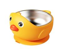 Bowls with Suction - Cartoon Kids Feeder, Shock-Resistant Anti-Slip Design, Durable Material | Self-Feeding Practice First Solids Snack Time Outdoor Meals Travel Picnic Daycare