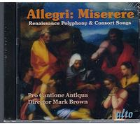 Bowman - Allegri: Miserere: Renaissance Polyphony & Consort Songs