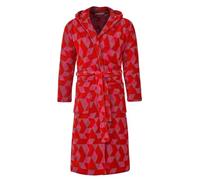 Bown of London British Women's Hooded Dressing Gown - Pink Diamond (L, l)