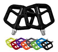 BOWOD Mountain Bike Pedals Nylon Bicycle MTB Pedals Lightweight Non-Slip for BMX Clipless Pedals Road Bike Pedals Replacement, w 9/16" Cr-Mo Spindle 2Bearings 12Pins