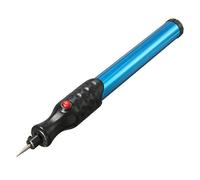 BOWONG Engraving Pen Engraver Machine Electric DIY Precision Pens Cordless Mini Carving Tools Replaceable Diamond Tip Bit for Jewelry Metal Glass Wood Ceramics Stone - Blue